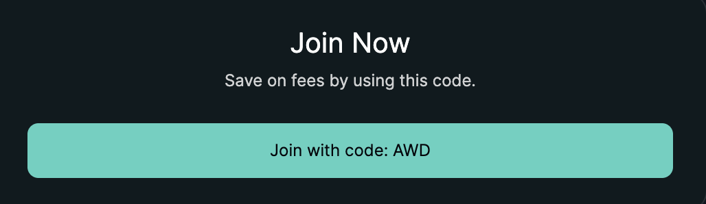 Código de indicação Hyperliquid AWD verificado em app.hyperliquid.xyz